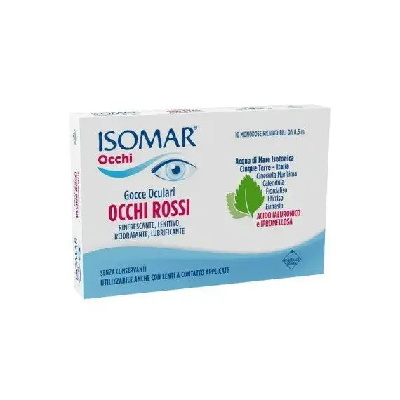 Isomar Occhi Gocce Oculari 10 Flaconcini Monodose da 0,5 Ml | Acquista Online su Farmaclick