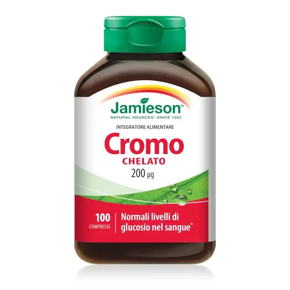 Jamieson Cromo Chelato Integratore per il Mantenimento De Glucosio 100 Compresse | Acquista Online su Farmaclick