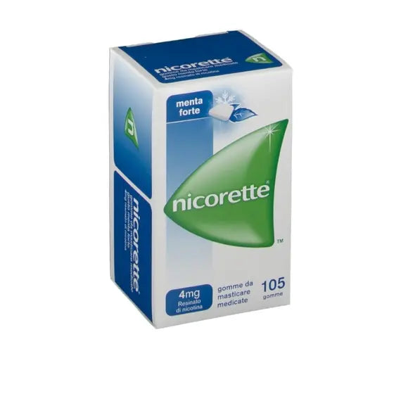 Nicorette Johnson Confezione da 105 Pezzi Gusto Menta Forte | Acquista Online su Farmaclick