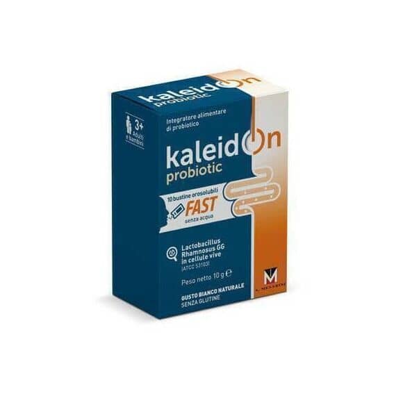 Kaleidon Probiotic Fast Integratore di Fermenti Lattici Probiotici Gusto Bianco Naturale 10 Bustine Orosolubili | Acquista Online su Farmaclick
