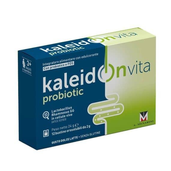 Kaleidon Probiotic Vita Integratore di Fermenti Lattici Probiotici 12 Bustine da 2g Gusto Dolce Latte | Acquista Online su Farmaclick