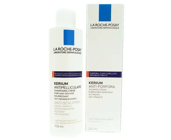 La Roche-Posay Kerium Shampoo-Crema Anti-Forfora 200Ml