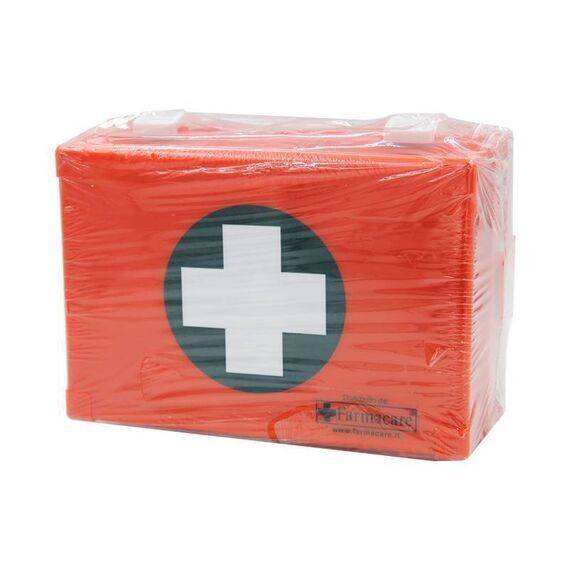 Cassetta Pronto Soccorso Minikit per Casa, Ufficio e Tempo Libero. Contenitore in Abs Antiurto e con Supporto per il Fissaggio Alla Parete | Acquista Online su Farmaclick