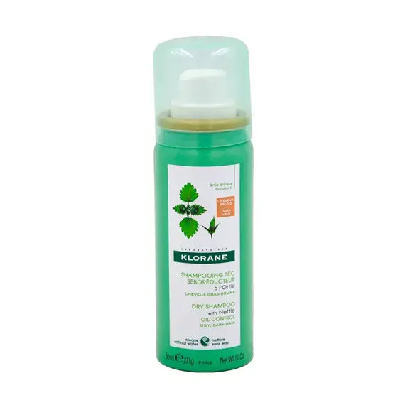 Klorane Shampoo Secco Seboriduttore All'ortica Capelli Scuri 50 Ml | Acquista Online su Farmaclick
