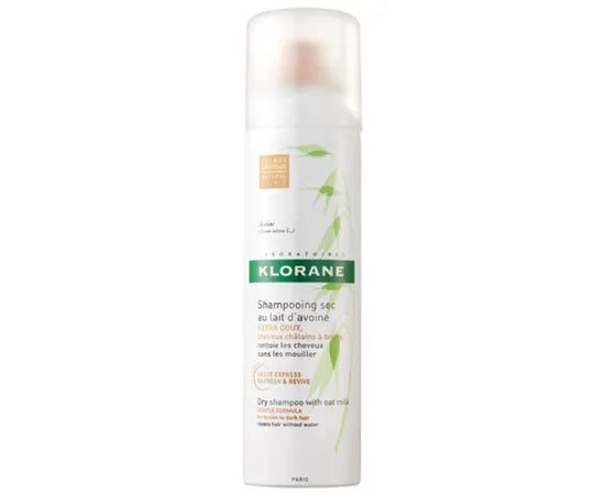 Klorane Trockenshampoo mit Hafermilch Extra Sanft für Braunes und Dunkles Haar 150 ml