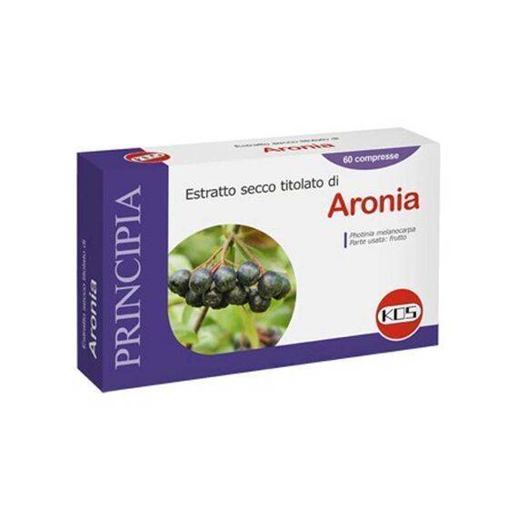 Kos Estratto Secco Titolato di Aronia Integratore Antiossidante e Ricostituente 60 Compresse | Acquista Online su Farmaclick