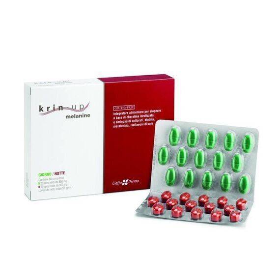 Krin Up Melanine Integratore Alimentare per la Salute dei Capelli 60 Compresse | Acquista Online su Farmaclick