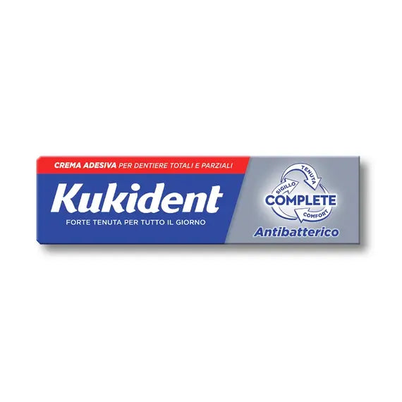 Kukident Complete Antibatterico Crema Adesiva per Dentiere 47g | Acquista Online su Farmaclick