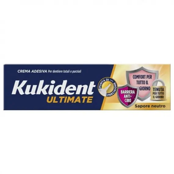 Kukident Ultimate Neutro 40 G Â Crema Adesiva per Protesi Dentali | Acquista Online su Farmaclick