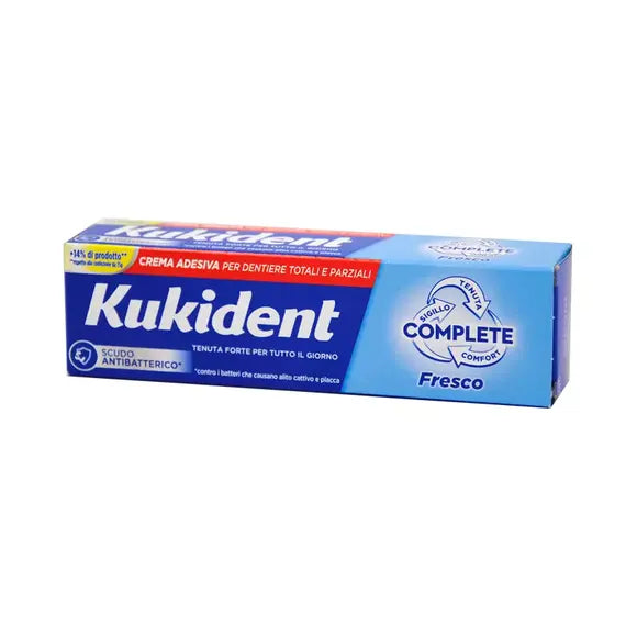 Kukident Complete Fresco Crema Adesiva per Dentiere 40g | Acquista Online su Farmaclick