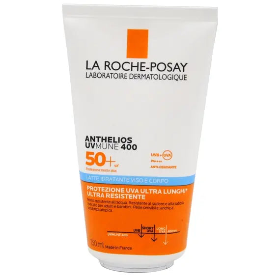 La Roche-posay Anthelios Latte Uvmune Protezione Solare Viso e Corpo Spf50+ 150ml | Acquista Online su Farmaclick