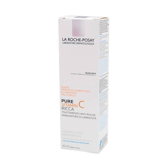 La Roche Posay Pure Vitamin C Ricca Trattamento Anti Rughe 40 Ml | Acquista Online su Farmaclick