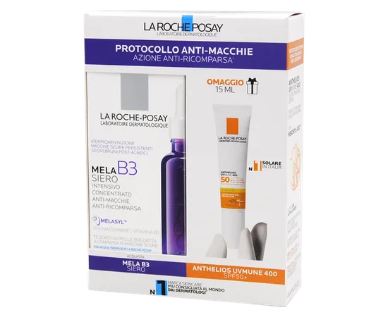 La Roche-Posay Mela B3 Siero + Omaggio Anthelios UVmune 400 SPF50+