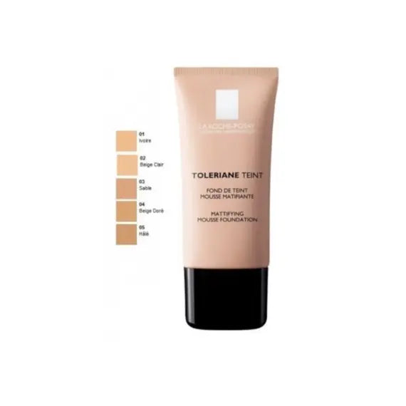 La Roche Posay Toleriane Teint Fondotinta Mousse Effetto Mat 04 Beige Dorato | Acquista Online su Farmaclick