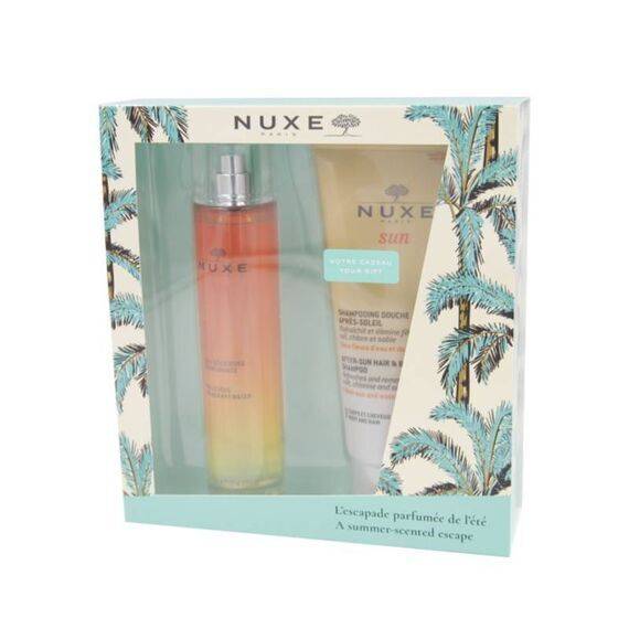 Nuxe Sun Cofanetto la Pausa Profumata Dell'estate Acqua Profumata 100ml + in Omaggio lo Shampoo Doccia Doposole 200ml | Acquista Online su Farmaclick