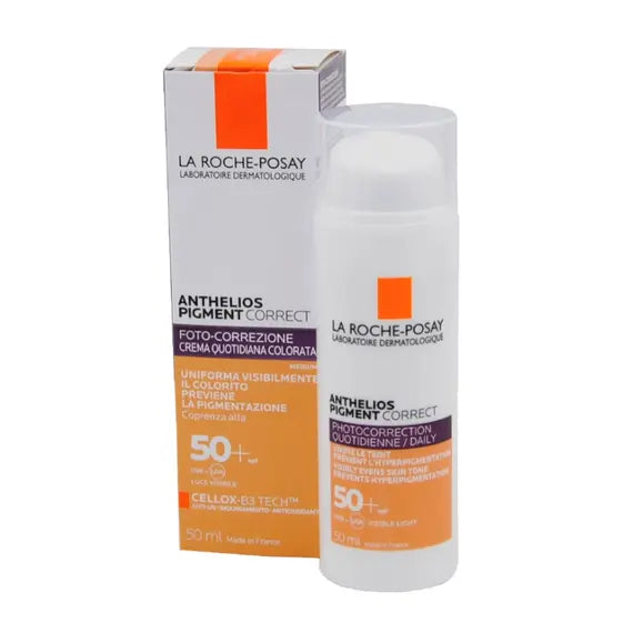 La Roche Posay Anthelios Pigment Correct Spf50+ Crema Colorata Foto Correzione 50 Ml Colore Medio | Acquista Online su Farmaclick
