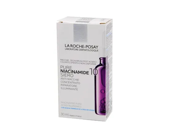 La Roche Posay Pure Niacinamide 10 Siero Anti Macchie Concentrato Riparatore Illuminante 30 Ml