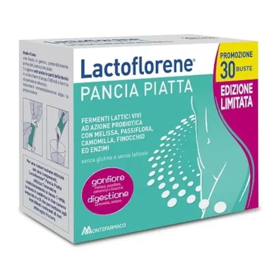 Lactoflorene Pancia Piatta 30 Bustine | Acquista Online su Farmaclick