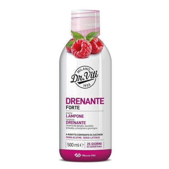 Dr Viti Drena Forte Integratore Alimentare Drenante e Antiossidante Gusto Lampone 500 Ml | Acquista Online su Farmaclick