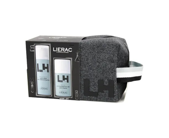 Lierac Uomo Beauty Bag Global Anti-Aging Fluid 50 ml + Antitranspirant Deodorant 48H 50 ml