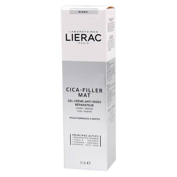 Lierac Cica-filler Mat Gel Crema Anti Rughe Riparatore 40 Ml Pelle Normale e Mista | Acquista Online su Farmaclick