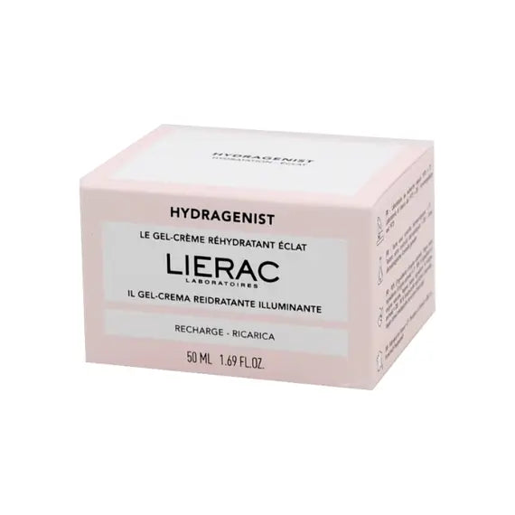 Lierac Hydragenist Gel Crema Viso Reidratante Illuminante Ricarica 50 Ml | Acquista Online su Farmaclick