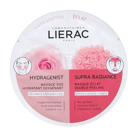 Lierac Maschera Hydragenist X Supra Radiance Duo Sos Idratante Ossigenante - Luminositã Peeling Doppia Azione 2x6ml | Acquista Online su Farmaclick