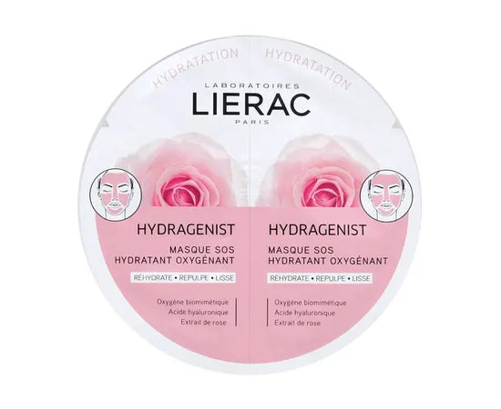 Lierac Maschera Hydragenist Duo Sos Feuchtigkeitsspendend und Sauerstoffspendend 2X6Ml