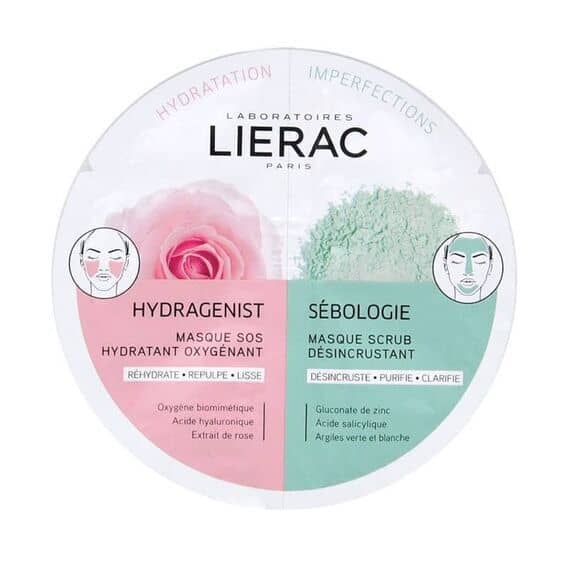 Lierac Maschera Hydragenist X Seboligie Duo Sos Idratante Ossigenante - Scrub Pulizia Profonda 2x6ml | Acquista Online su Farmaclick