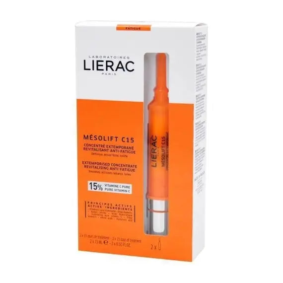 Lierac Mesolift C15 Concentrato Rivitalizzante Anti Fatica Preparazione Estemporanea 2x15 Ml | Acquista Online su Farmaclick