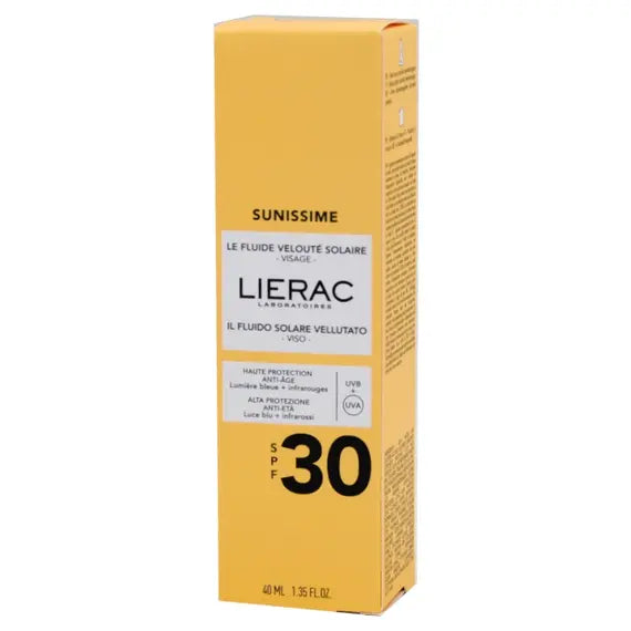 Lierac Sunissime Fluido Solare Vellutato Spf 30 40ml | Acquista Online su Farmaclick