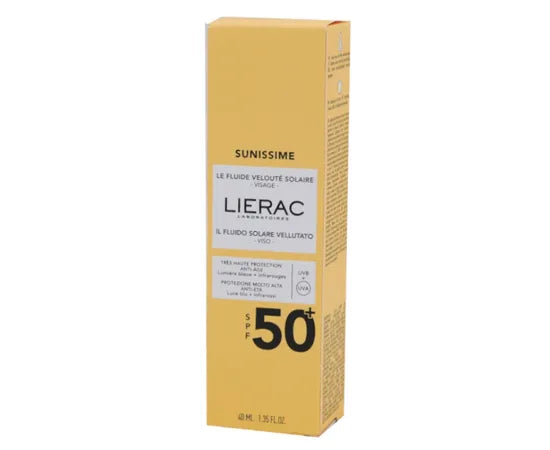 Lierac Sunissime Fluido Solare Vellutato Spf 50 40Ml