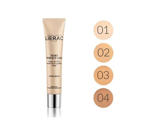 Lierac Teint Perfect Skin Fluide de Teint Lissant Spf 20 Nude Beige 02