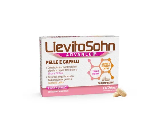 Lievito Sohn Advanced Nahrungsergänzungsmittel Haut und Haare 60 Tabletten
