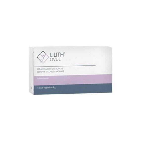 Lilith Ovuli per Secchezza e Lesioni Vaginali 6 Ovuli | Acquista Online su Farmaclick