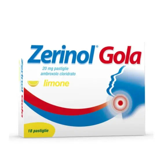 Zerinol Gola 20 Mg 18 Pastiglie Gusto Limone | Acquista Online su Farmaclick