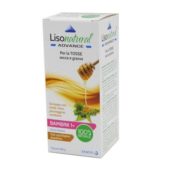 Lisonatural Advance Bambini 1+ Sciroppo per la Tosse Secca e Grassa 180 G | Acquista Online su Farmaclick