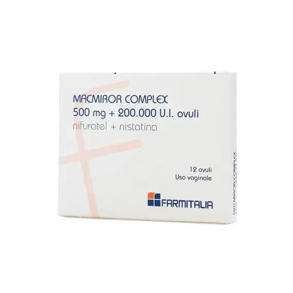 Macmiror Complex 12 Ovuli Vag 500 Mg + 200.000 Unita' Internazionali | Acquista Online su Farmaclick