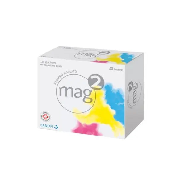 Mag 2 Magnesio Pidolato Granulato 20 Bustine 2,25 Grammi | Acquista Online su Farmaclick