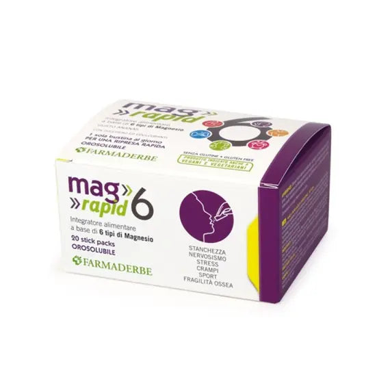 Farmaderbe Mag 6 Rapid 20 Bustine | Acquista Online su Farmaclick