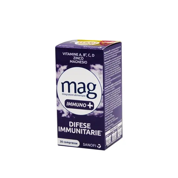 Mag Immuno+ Integratore Alimentare per Difese Immunitarie e Stanchezza 30 Compresse | Acquista Online su Farmaclick