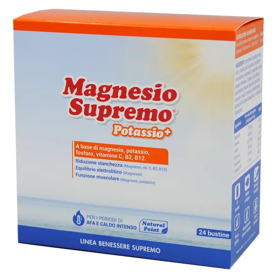 Magnesio Supremo Potassio+ 24 Bustine | Acquista Online su Farmaclick