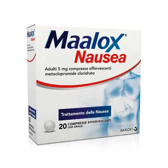 Maalox Nausea Adulti 5 Mg 20 Compresse Effervescenti | Acquista Online su Farmaclick