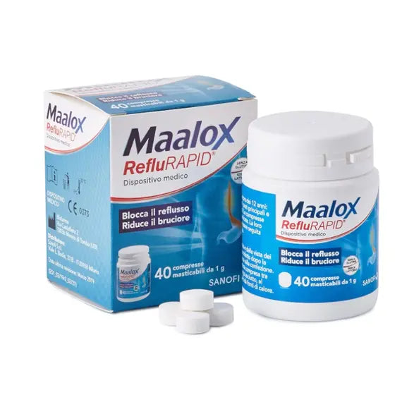Maalox Reflurapid 40 Compresse Masticabili | Acquista Online su Farmaclick