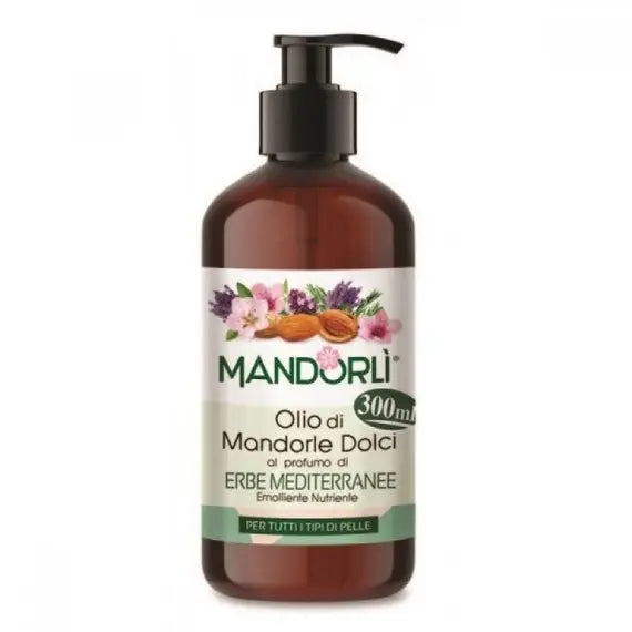 Mandorlã¬ Olio di Mandorle Alle Erbe Mediterranee 300 Ml | Acquista Online su Farmaclick