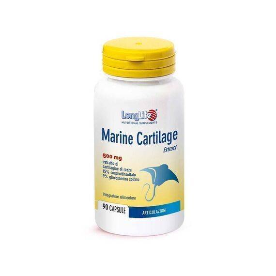 Marine Cartilage Integratore per le Articolazioni con Cartilagine di Razza 90 Capsule | Acquista Online su Farmaclick