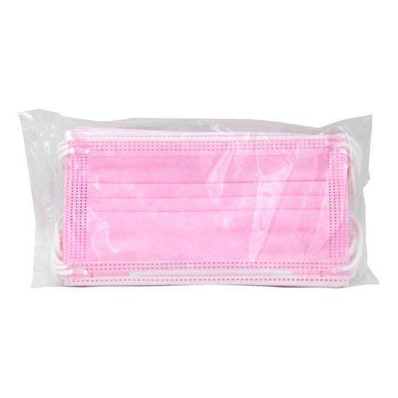 Mascherine Chirurgiche per Adulti Colore Rosa 10pz | Acquista Online su Farmaclick