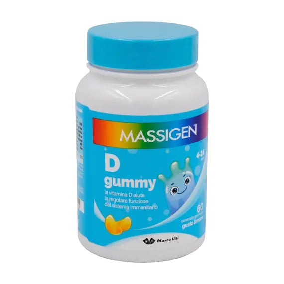 Massigen D Gummy Integratore Alimentare per il Sistema Immunitario 60 Caramelle Gommose | Acquista Online su Farmaclick