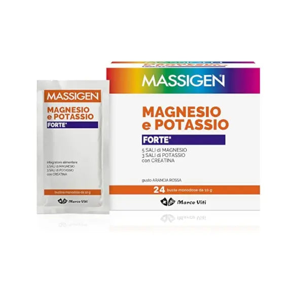 Massigen Viti Integratore di Magnesio e Potassio Forte 24 Bustine | Acquista Online su Farmaclick