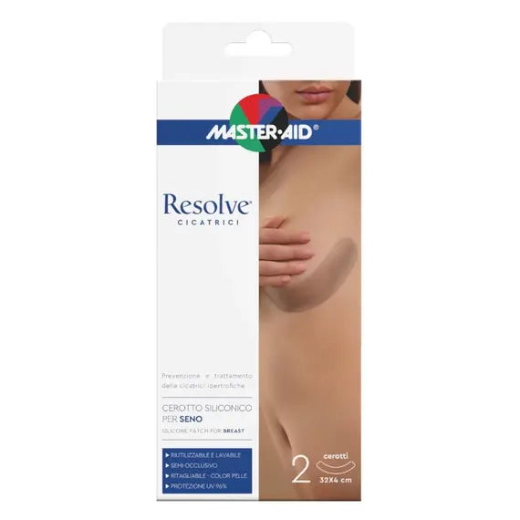 Master Aid Resolve Cicatrici Seno 2 Cerotti 32 per 4 Cm | Acquista Online su Farmaclick